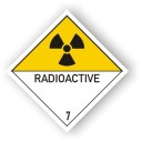 Etichetă - materiale radioactive - clasa 7
